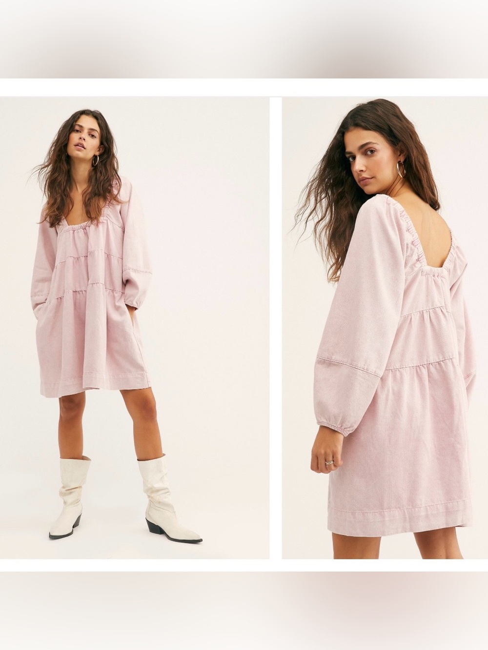 Free People Lou Jean Babydoll dress